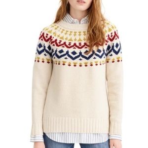J Crew Fair Isle Multi-Sweater